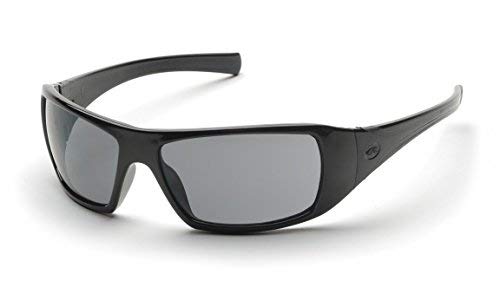 Pyramex SB5620DT Goliath Safety Glasses Black with Gray Anti-Fog Lens (12 Pair)