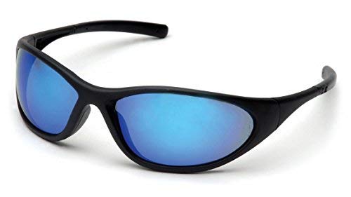 Pyramex SB3365E Zone II Safety Glasses Black Frame w/Ice Blue Lens (12 Pair)