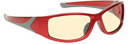 Driving Glasses with Peach - Polycarbonate Double Sided Anti-reflective Coating, Scratch Coating and UV Protection