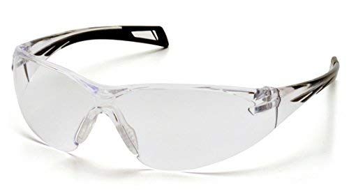 Pyramex SB7110ST PMXSLIM Safety Glasses Black w/ Clear Anti-Fog Lens (12 Pair) by Pyramex