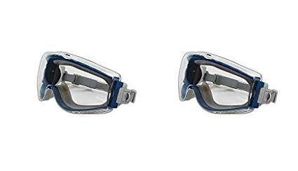 Uvex Stealth Safety Goggles with Uvextreme Anti-Fog Coating (S39610C) (2-(Pack))