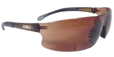 12 Pack Radians RSB-420 Rad-Sequel RSx Lightweight Bi-Focal Glasses with Coffee Polycarbonate Lens