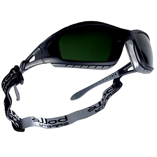 Bolle Safety Shade 5.0 Welding Safety Glasses, Scratch-Resistant,