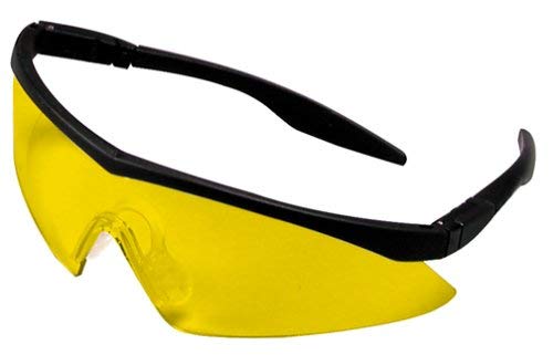 Safety Works 10021280 Straight Temple Safety Glasses, Amber