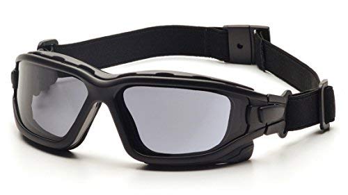 Pyramex SB7020SDT I-Force Safety Glasses Black with Gray Anti-Fog Lens (3 Pair)