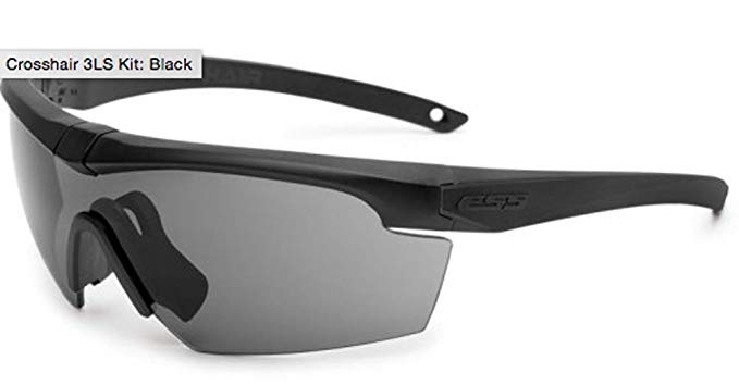 ESS Eyewear EE9014-05 Crosshair 3LS 3-lens set, Color Black