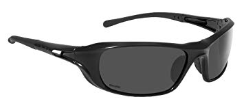 Bollé Safety 253-SW-40061 Shadow Safety Eyewear with Shiny Black Polycarbonate Frame and Polarized Gray Lens