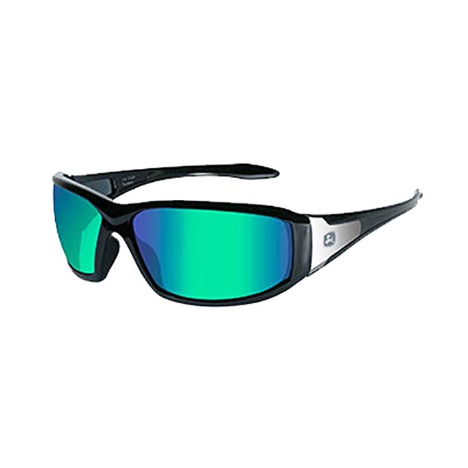 John Deere Wiley X Avert-X Safety Sunglasses Green Black