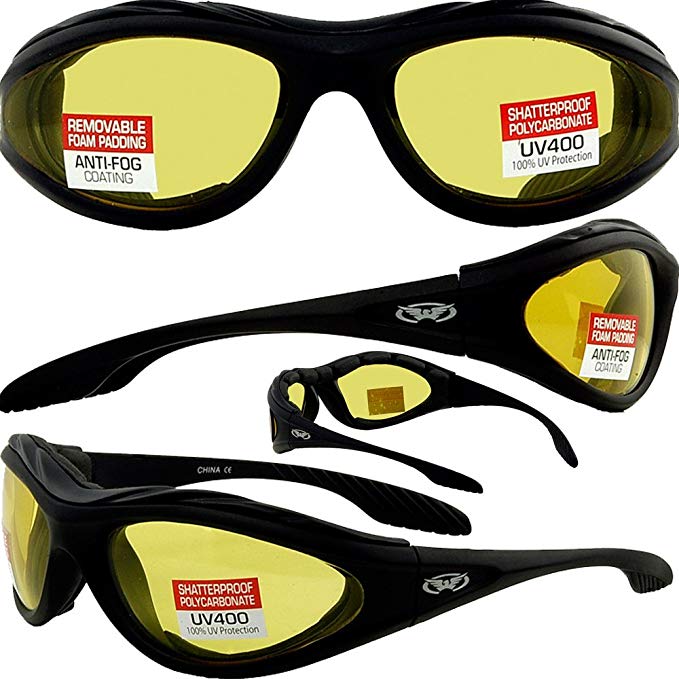 Global Vision HERO 24 YT Advanced System Sunglasses Photochromic Light Adjusting. FREE Microfiber Storage/Cleaning Pouch