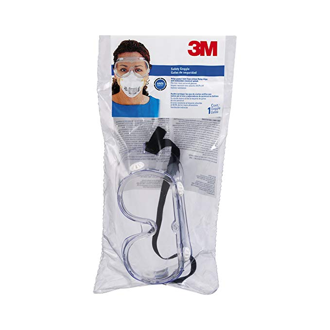 3M 91252-8002S Safety Goggle, 1-Pack