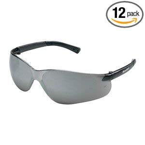 Crews BK117 Bearkat Safety Glasses Smoke Frame w/Silver Mirror Lens (12 Pair)