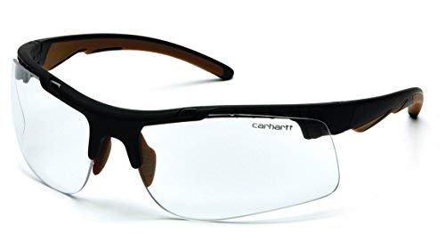 Carhartt Gear CHB710DTCS Rockwood - Clear Anti-Fog Lens with Black Frame - One Size Fits All - Black