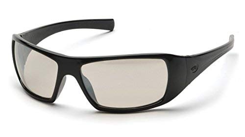 Pyramex SB5680D Goliath Safety Glasses Blk Indoor/Outdoor Mirror Lens (12 Pair)