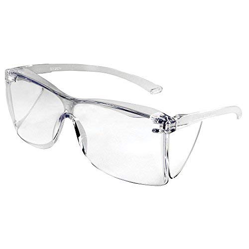 Sellstrom S79103 Guest-Gard Visitor Spec Series, Safety Glasses, Protective Eyewear, Clear Lens, Clear Frame with Sideshields