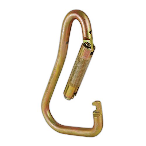 MSA 506308 Steel Auto Locking Carabiner for Aptura LT 30 Self-Retracting Lanyard, 2