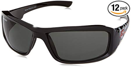 Edge Eyewear TXB216-C1 Brazeau Velocity 1 Polarized Smoke , Black