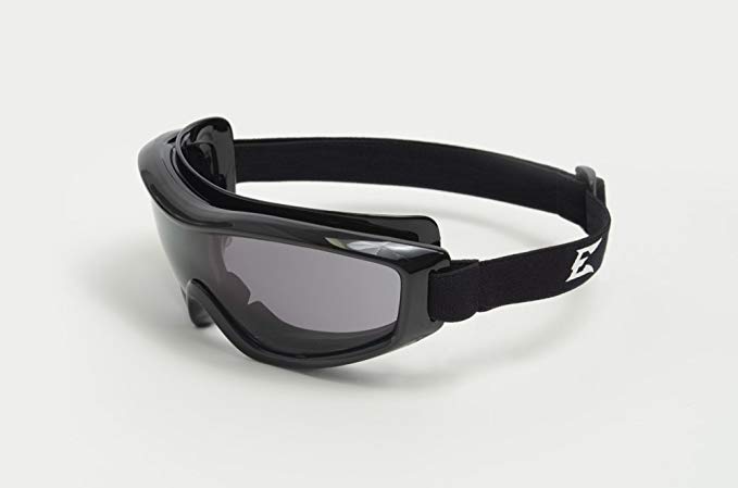 Edge Eyewear HG116 Golan Low Profile Vented Goggle with Smoke Lens