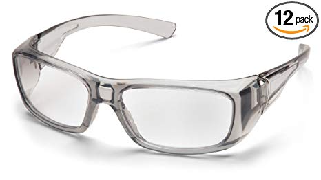 Pyramex SG7910D20 Emerge Safety Glasses Gray w/ Clear +2.0 Reader Lens (12 Pair)