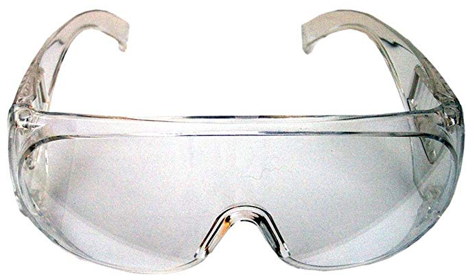 Morris 53000 Safety Glasses, Fit Over Prescription Glasses (5 Pack)