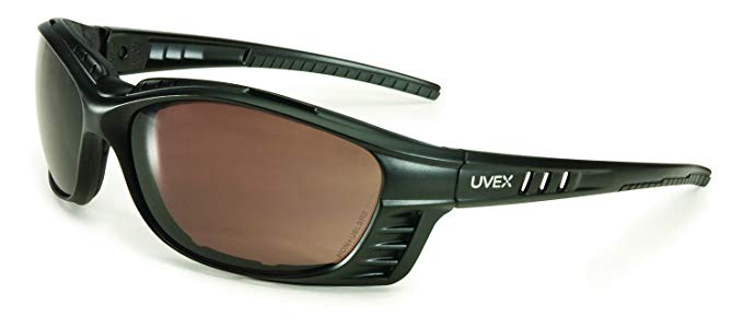 UVEX by Honeywell S2605XP Uvex Livewire Sealed Safety Eyewear with Matte Black Frame, Sct-Gray Lens Tint, UV Extreme and Anti-Fog Lens Coating