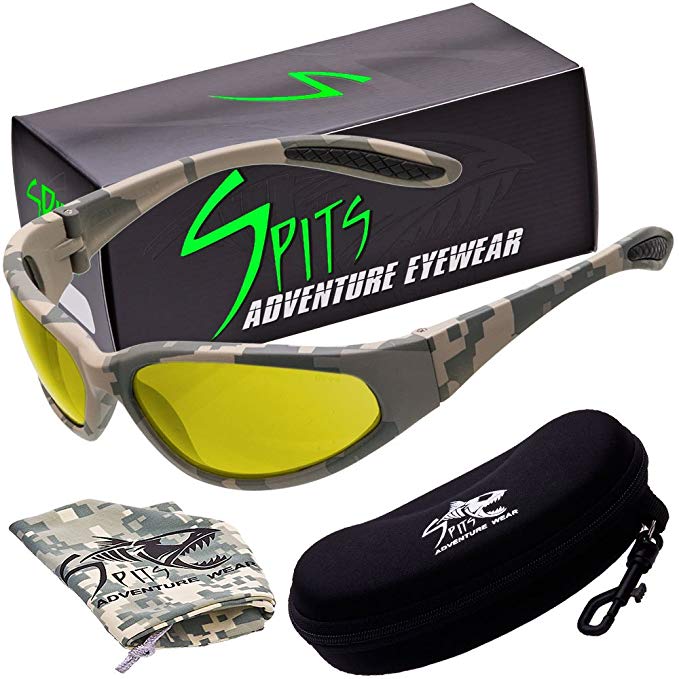 Hercules Safety Glasses - ACU Camo Frame - Photochromic Yellow Lenses