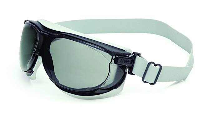 Uvex S1651D Carbon Vision Safety Eyewear, Black/Grey