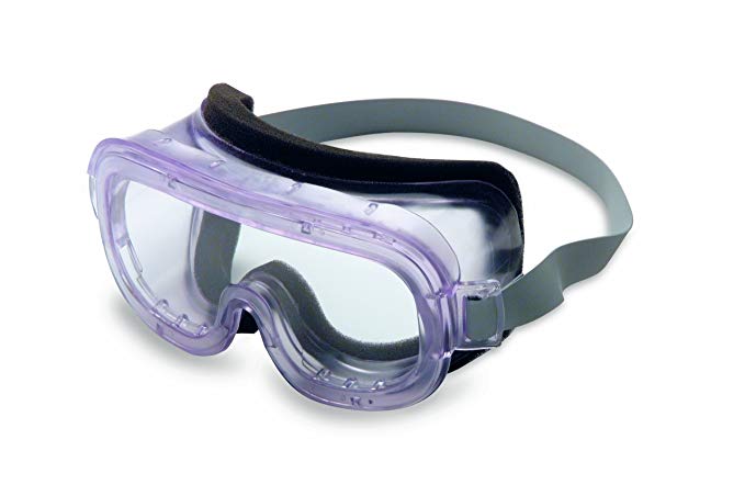 Uvex S350CF Classic Safety Goggles, Clear Body, Clear Uvextreme Anti-Fog Lens, Face Foam