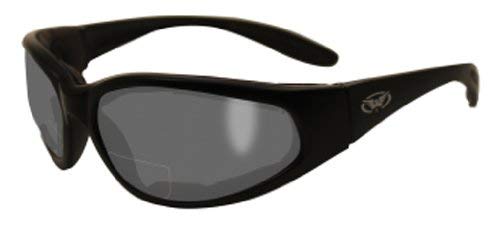 Global Vision Eyewear Hercules Bifocal Anti-Fog Safety Glasses with EVA Foam, Smoke Lens