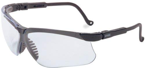 Uvex S3200X-ADV Genesis Safety Eyewear, Black Adv TPE Frame, Clear UV Extreme Anti-Fog Lens