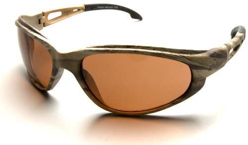 Edge Eyewear TSM215CF Dakura Safety Glasses Camo Frames Polarized Copper Lens