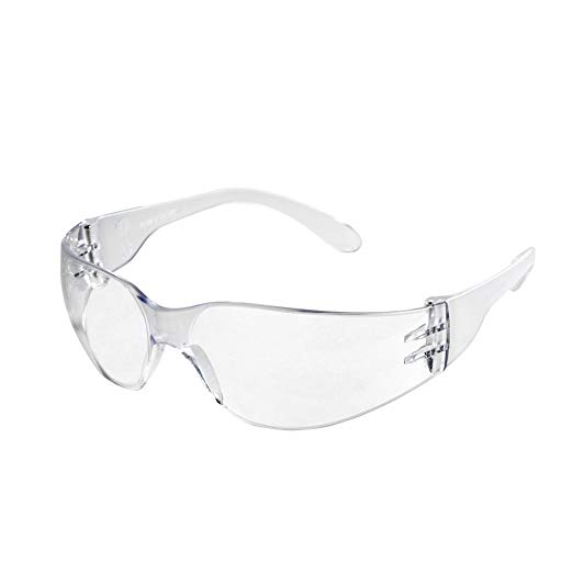 Sellstrom S70701 X300 Protective Eyewear, Safety Glasses, Clear Lens, Clear Frame (Pack of 12)