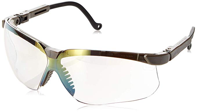 Uvex S3224 Genesis Safety Eyewear, Earth Frame, SCT-Reflect 50 Ultra-Dura Hardcoat Lens