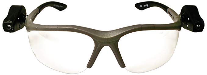 3M 11476-00000-10 Gray with Clear AF Lens Light Vision2 Glasses